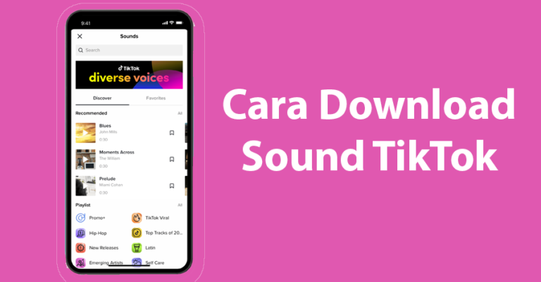 Cara Download Sound TikTok